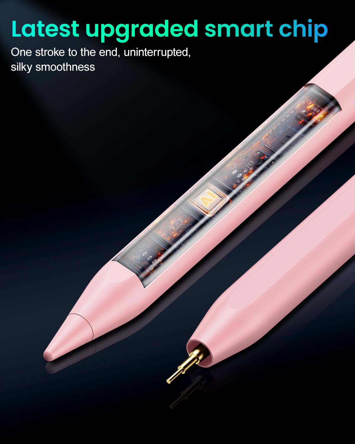 Variglas Pencil for iPad - 2018-2025 15 Minutes Fast Charging, Palm Rejection,Tilt Sensitivity, Stylus Pen Compatible with iPad Pro 11"/12.9"/13", 11/10/9/8/7/6th Gen, Air 3-6, Mini 5/6