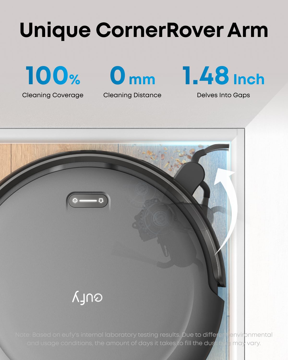 eufy Robot Vacuum C10 with Self Empty Station, 4,000Pa, 2.85-Inch Ultra-Slim Body, Up to 60 Days of Hands Free Cleaning,Carpet Cleaning, Edge Expansion Brush, Quiet, Point Laser Navigation