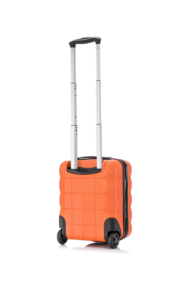 ATX Luggage Suitcase Large on 4 Dual Spinner Wheels Super Lightweight ABS Hard Shell Hold Check in with Built-in TSA Lock (Orange, 110 Liter)