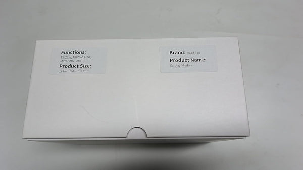 Road Top Wireless Carplay Android Auto Retrofit Kit for Audi A3 2013-2018 Year, Carplay Retrofit Kit Decoder, Support Mirror Link, Reverse Camera, Navigation