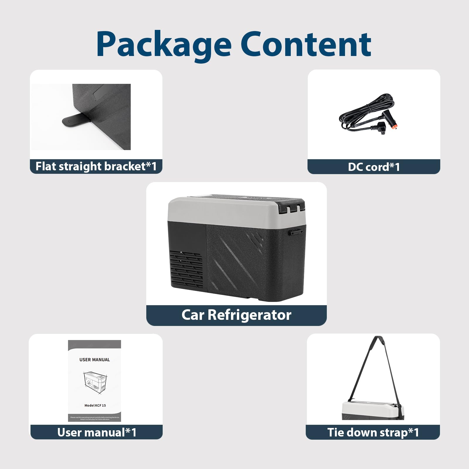 Alpicool G22 22L Compressor Car Fridge Freezer, DC 12v Camping Refrigerator, Portable Mini Cool Box for TruckCampervanRVBoat, -20℃ to 20℃