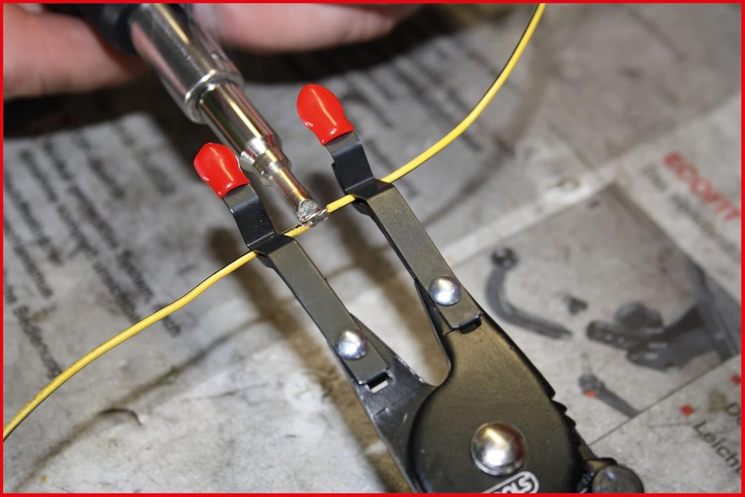 KS Tools 115.1052 Soldering Wire Holding Plier 78mm