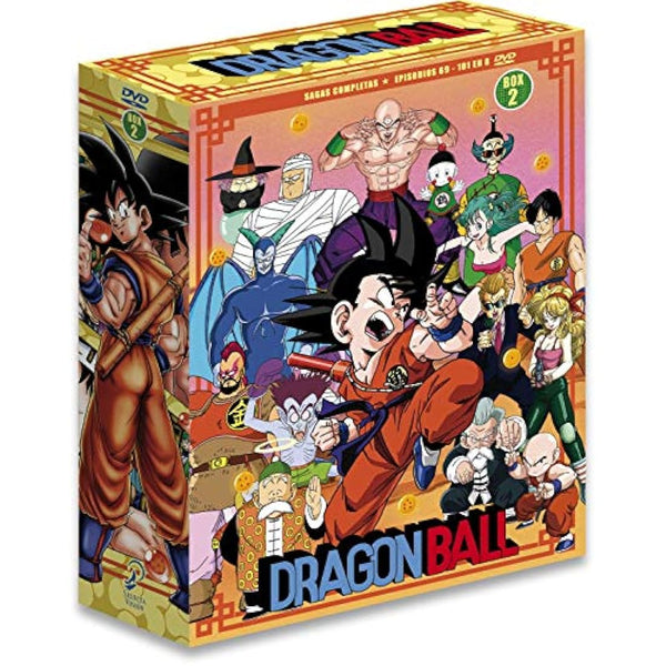 Dragon Ball Sagas completas Box 2 ep. 69 a 108 - DVD