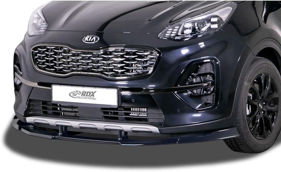 RDX Racedesign Front spoiler Vario-X compatible with Kia Sportage (QL) Facelift 2018- incl. GT-Line (PU)