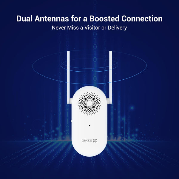 EZVIZ 2K Solar Doorbell Camera Removal-Free Charging No Monthly Fee, 32GB Local Storage, 162° Wide View, Wireless & Wired, Colour Night Vision, AI Detection, Front Door Camera (HP3 Pro)