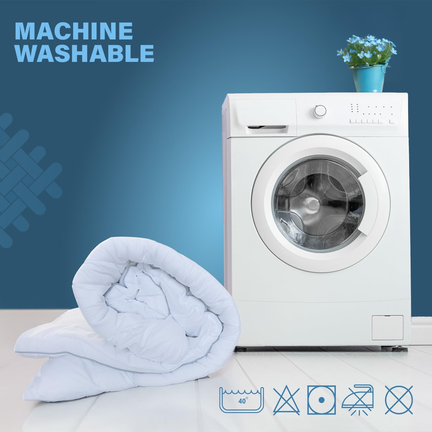 ACRALI HOME Luxury Thick Mattress Topper Double Bed – 4 Inch Extra Thick, Hotel Quality, Quilted and Breathable Topper with Elasticated Corner Straps for Superior Comfort and Fit