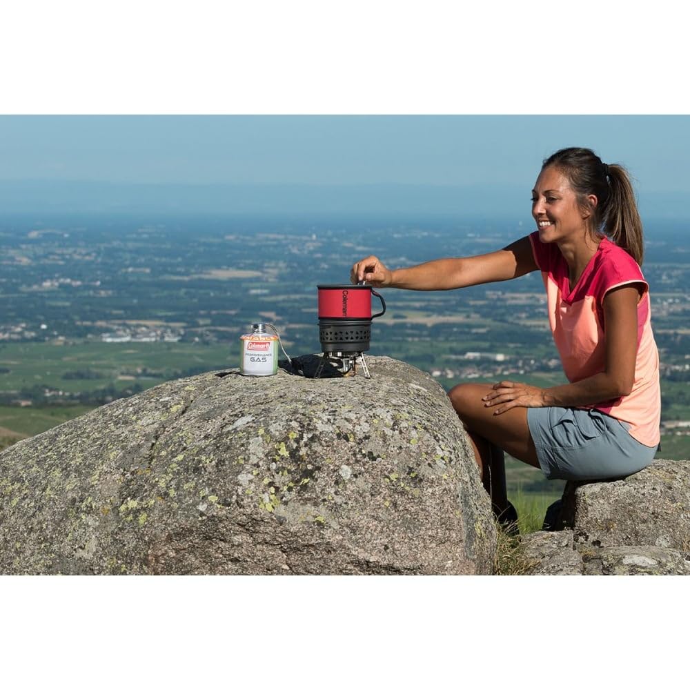 Coleman Unisex Firestorm PCS Backpacking Stove, Red