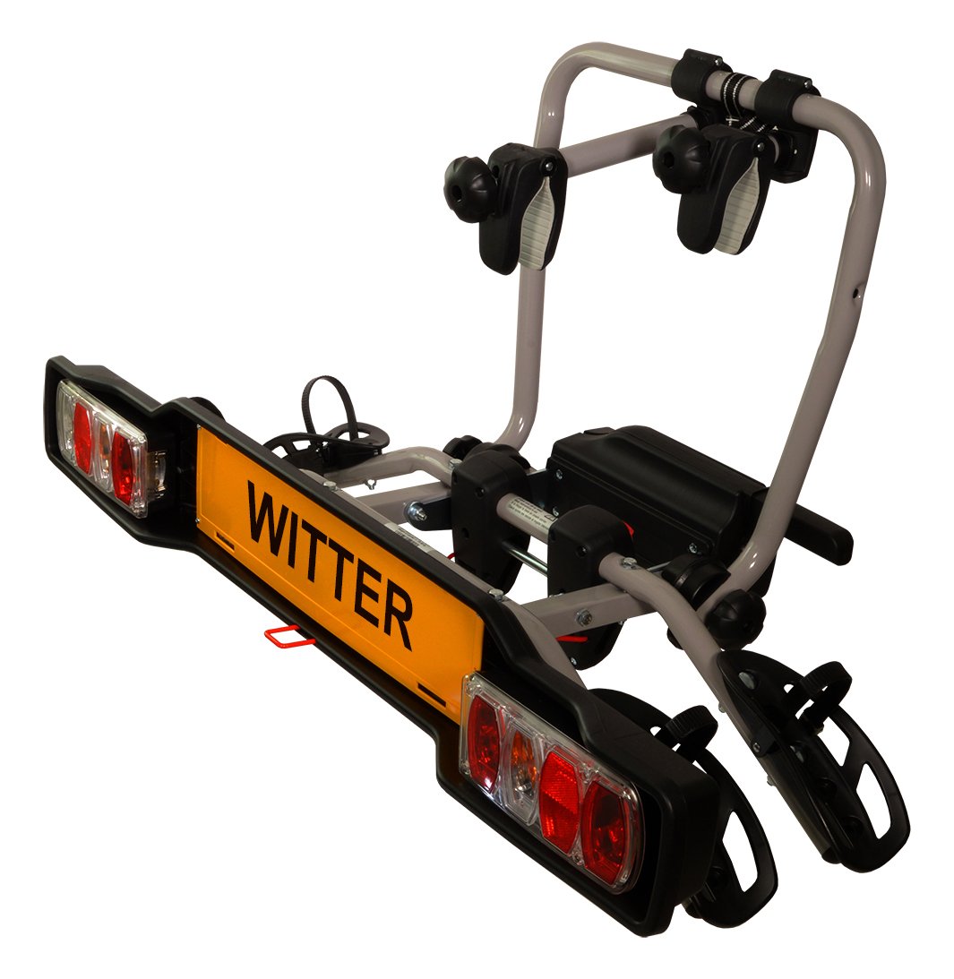 Witter ZX202 Bolt-on Towball Mounted 2 Bike Rack | Maximum load 34 kg | Lightboard for 13pin sockets