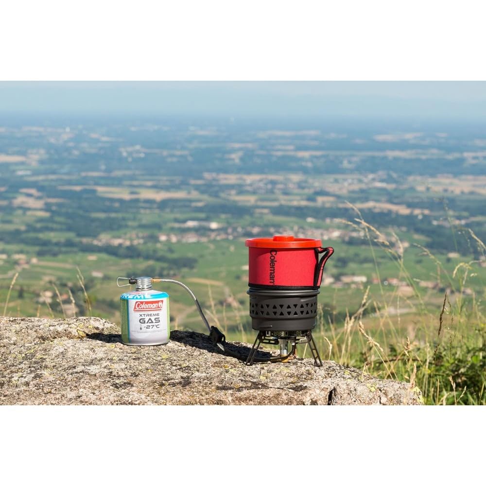 Coleman Unisex Firestorm PCS Backpacking Stove, Red