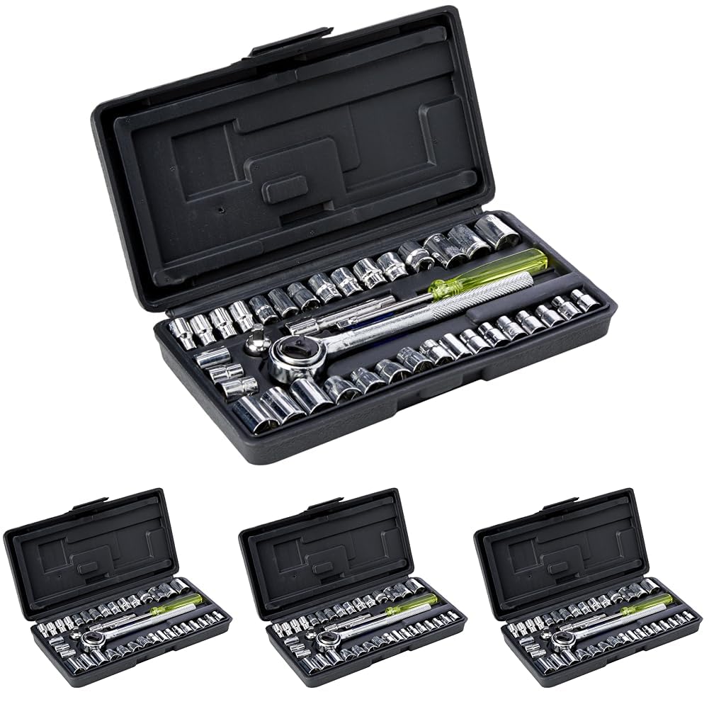 Blue Spot 01535 40 Piece 1/4 and 3/8 DIY socket set