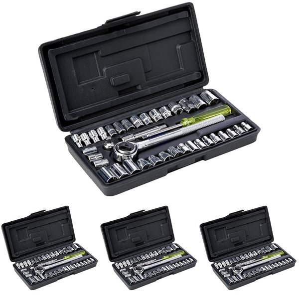 Blue Spot 01535 40 Piece 1/4 and 3/8 DIY socket set