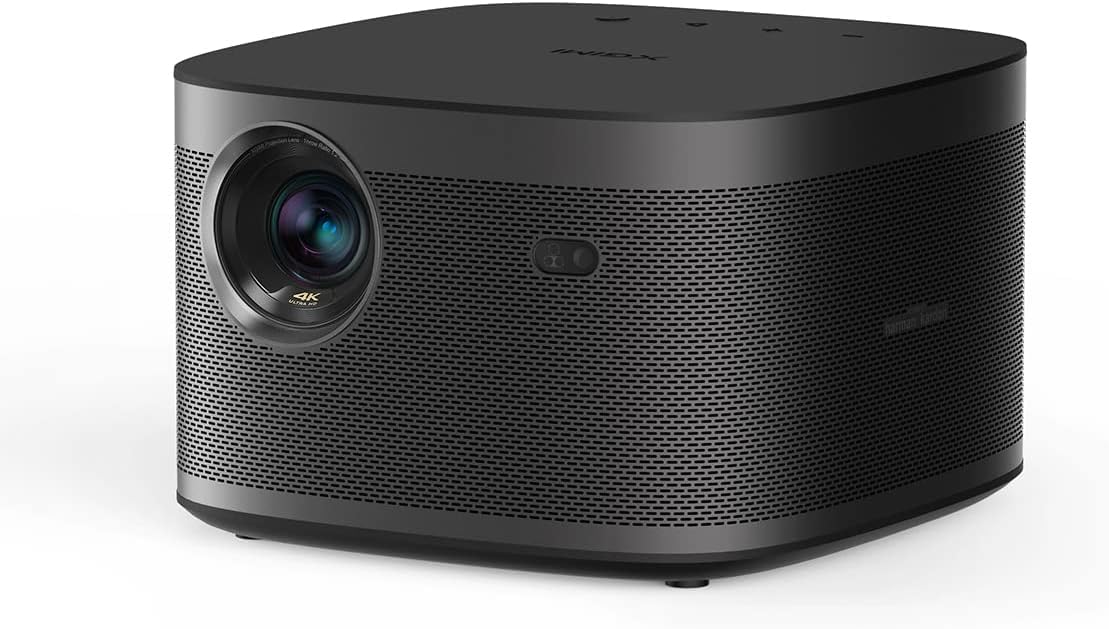 XGIMI Horizon Pro 4K Projector 1500 ISO Lumens, Android TV 10 Movie Projector with Integrated Harman Kardon Speaker, Auto Keystone & Focus, ISA Technology, Wireless Casting WiFi Bluetooth