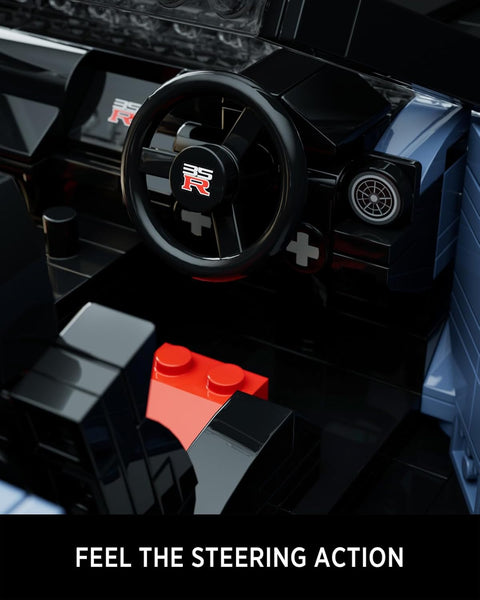 Nifeliz GTRS-35 Sports Car Building Set, 1:14 Scale Collectible Car Model Kit for Display, Gift for Adult Car Enthusiasts (NF10285)