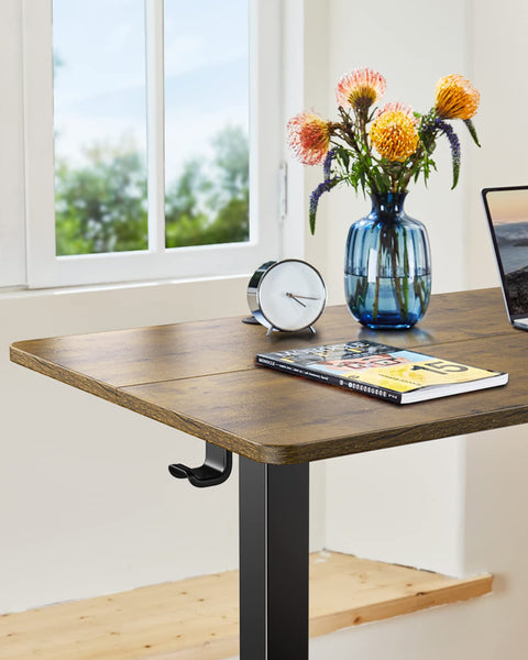 ErGear Electric Standing Desk Height Adjustable 120 x 60cm, Sit Stand Desk with 4 Memory Smart Pannel for Home Office with Splice Board