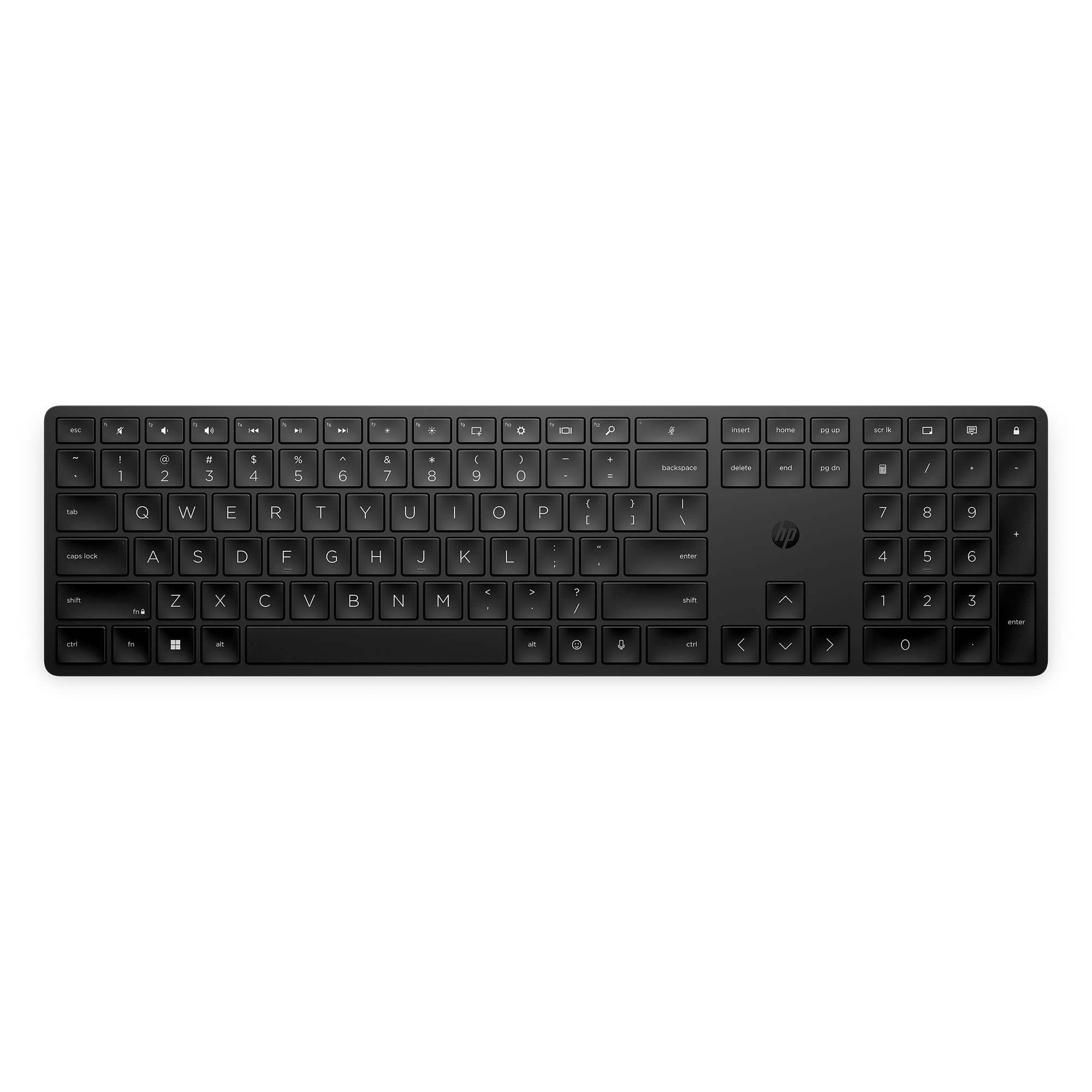 HP 460 Multi-Device Bluetooth Keyboard | Compatible with Chrome, PC or Mac | Bluetooth | Connect up to 3 Devices | Quick Switch Button | 12 Programmable Shortcut Keys | Up to 24 Months Battery | Black