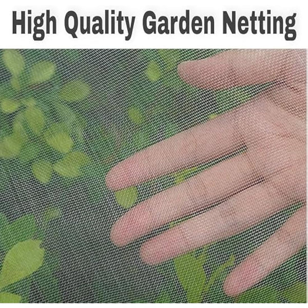 Insect Netting Mesh Garden Netting Fine Mesh Butterfly Garden Netting for Vegetables Plants Fruits Flowers Crops Greenhouse Row Covers Raised Bed Barrier Screen Birds Protection Netting (3 * 15m)