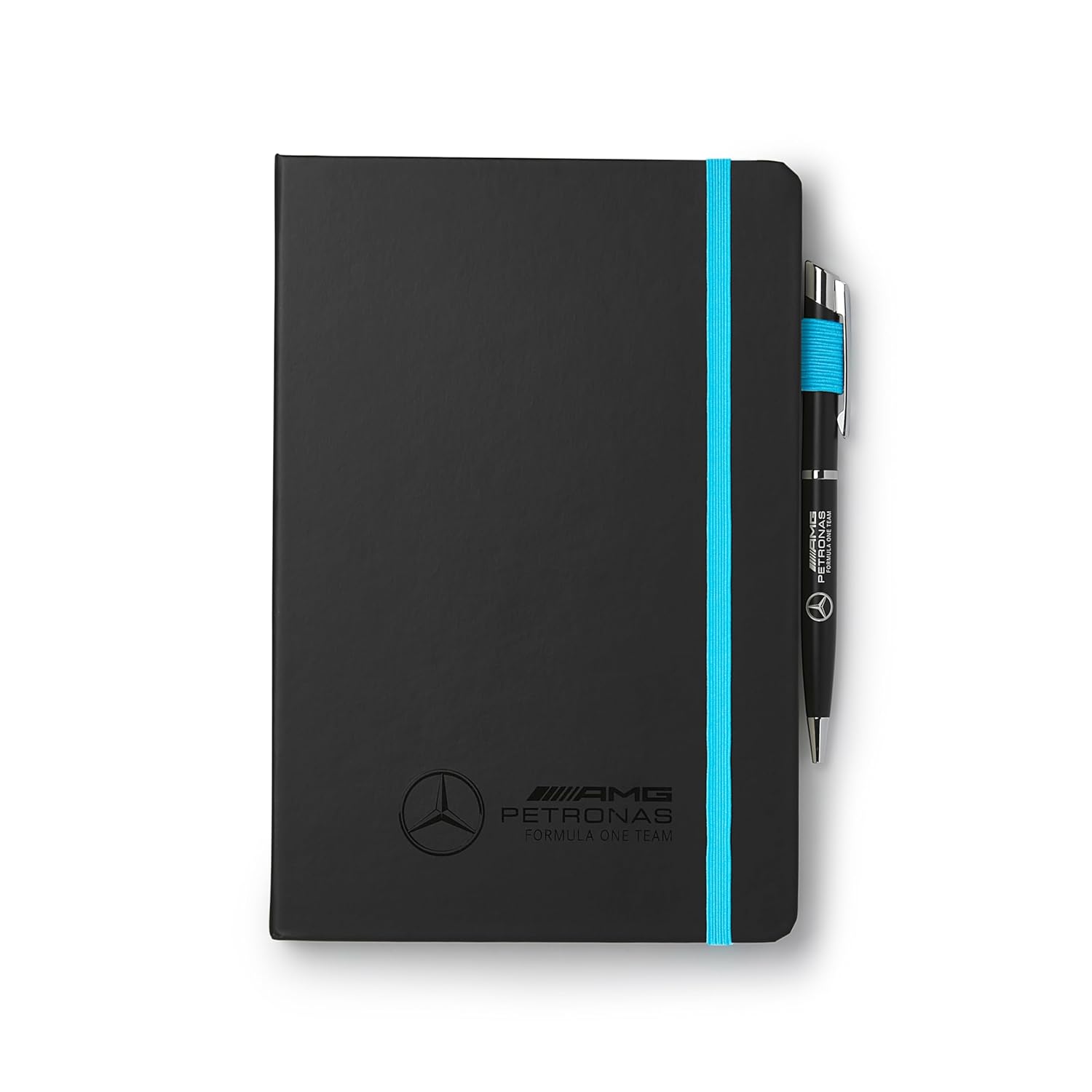 Mercedes AMG Petronas F1 A5 Notebook & Pen - Black