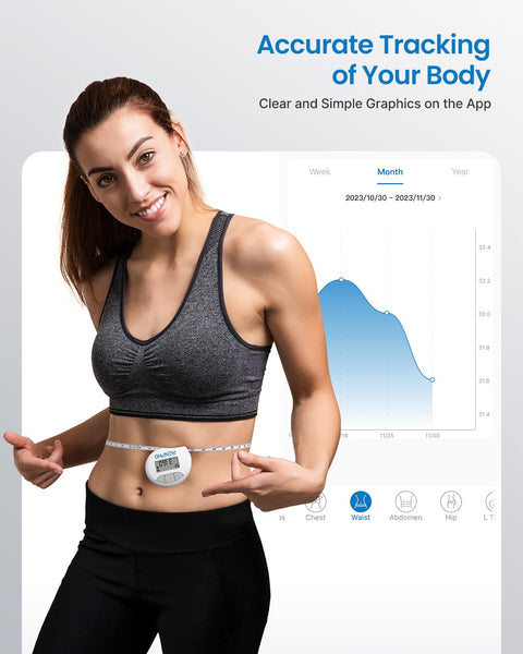 RENPHO Scales for Body Weight, Digital Bathroom Scales with High Precision Sensors, Bluetooth Weighing Scales Body Composition Monitors with App, Elis 1