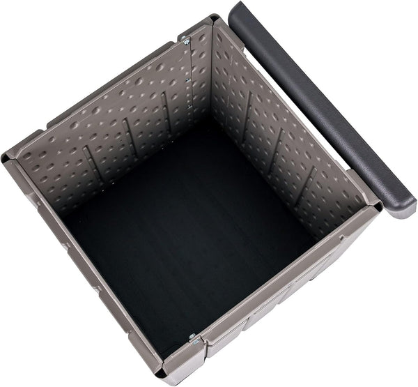 LIFETIME Outdoor Storage Box, 51 x 51 x 51 cm, 95 Litre, Square Storage Chest, UV Protection, Storage Bench, Large Toy Chest, Patio Furniture, Garden Cabinets