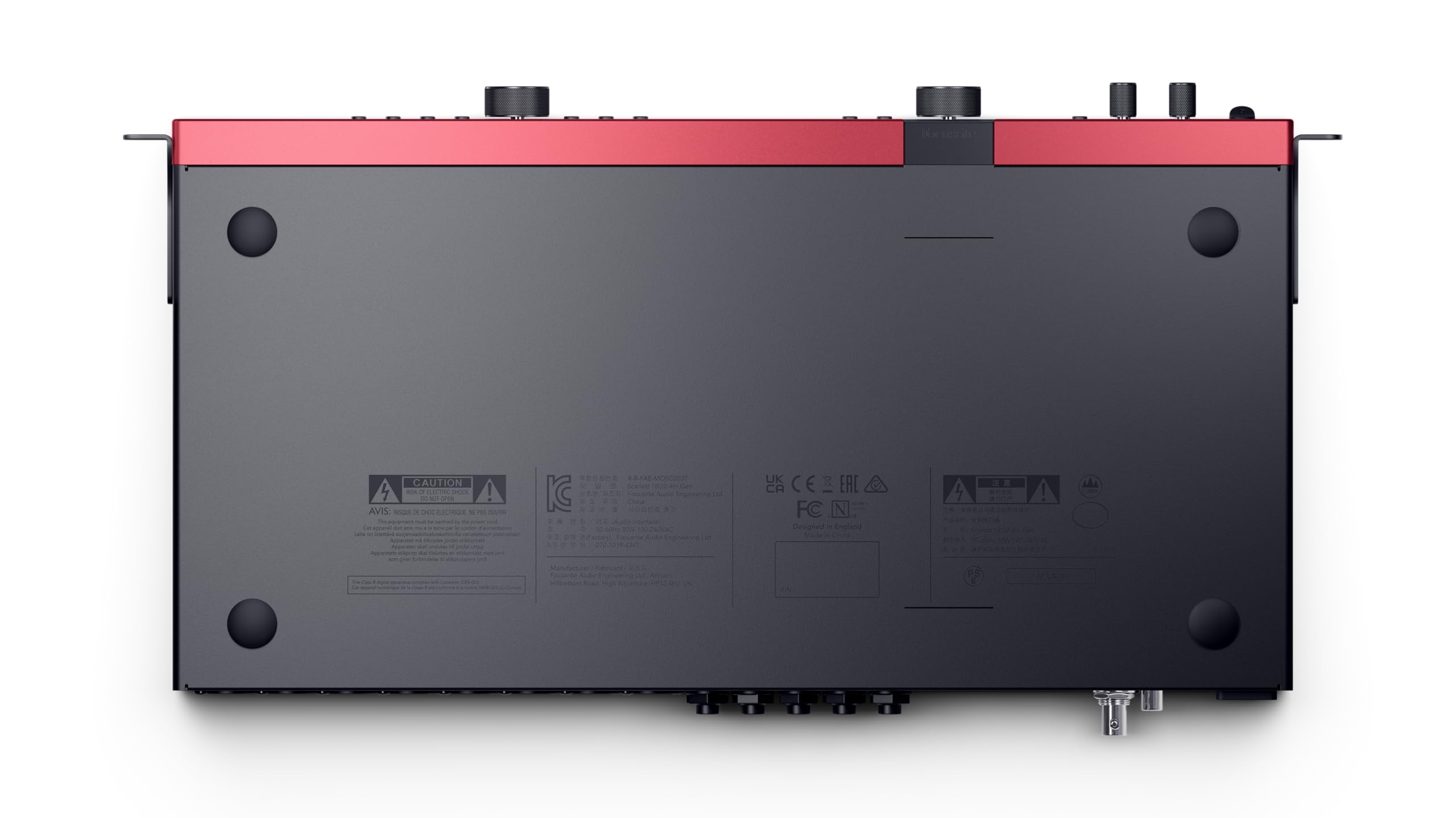 Focusrite Scarlett 2i2 4th Gen USB Audio Interface for Recording, Songwriting, Streaming and Podcasting — High-Fidelity, Studio Quality Recording, and All the Software You Need to Record