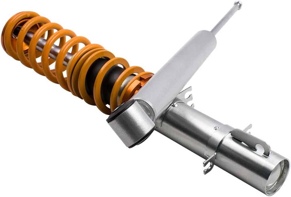 maXpeedingrods Coilovers Lowering Suspension Kits for VW for Golf4/for Seat Leon 1M1/ for VW New Beetle 9C1, 1C1 (Golden)