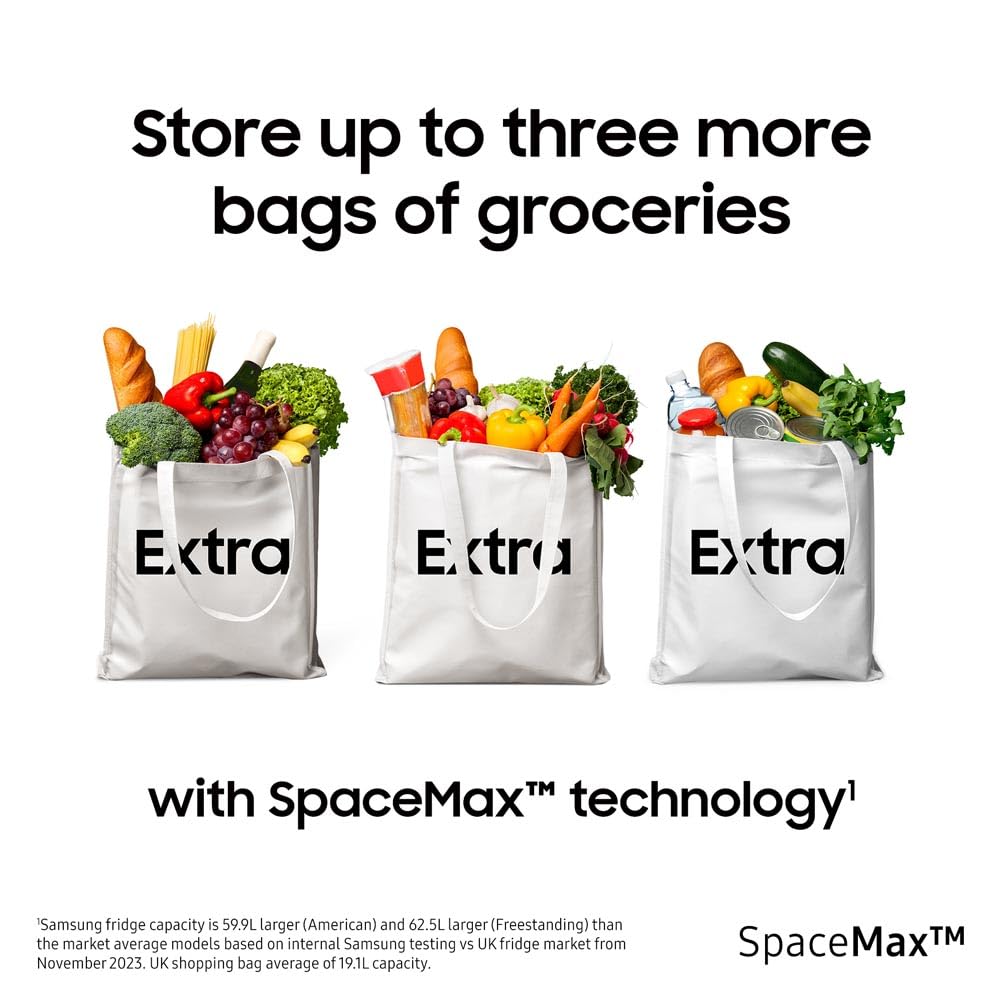 Samsung Series 7 SpaceMax RS70F66KCTEU 634L Smart American Fridge Freezer, Silver