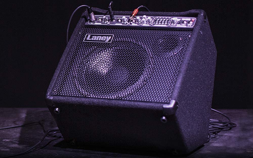 Laney AUDIOHUB Series AH80 - Multi-Input Combo Amp - 80W - 10 inch Woofer plus Horn, Black