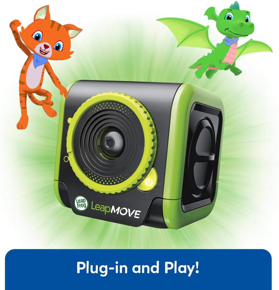 LeapFrog LeapMove, Educational Gaming Console, Motion-Based Learning, 25 Preloaded Games, For Ages 4-7 Years, English Version