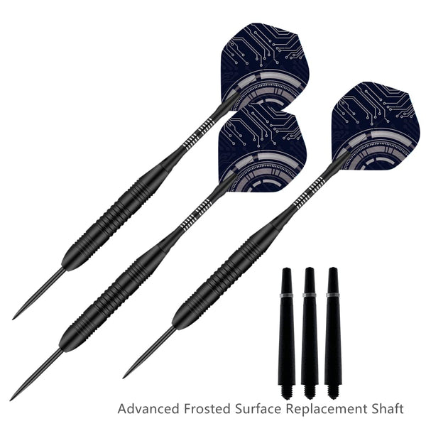 Steel Tip Darts Set,3 Pack Professional Dart with Aluminum Shafts and Darts Case