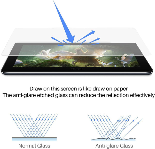 HUION Kamvas Pro 16(4K) UHD Graphic Tablet with Screen, 15.6-inch Monitor Full-Laminated Anti-Glare, Tilt Function 8192 Battery-Free Stylus PW517 for PC, Mac, Android