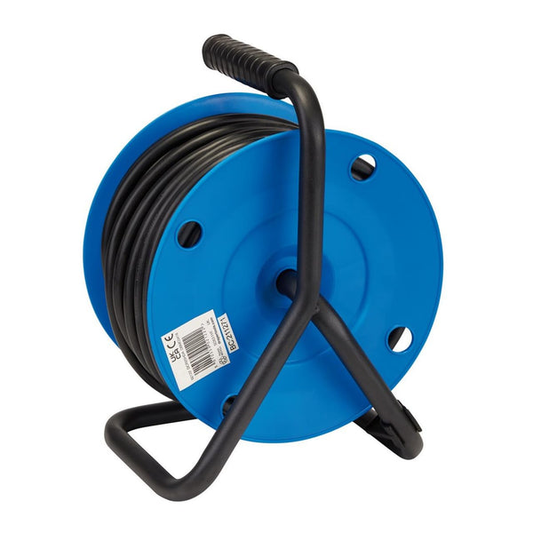 Draper 02122 230V Heavy Duty Industrial Four Socket Cable Reel (25M)