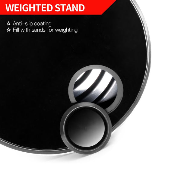 ANLEY Floor Stand Base For Indoor Flagpoles, Compatible with 1 Inch (2.54cm) Diameter Flag Pole - Gold