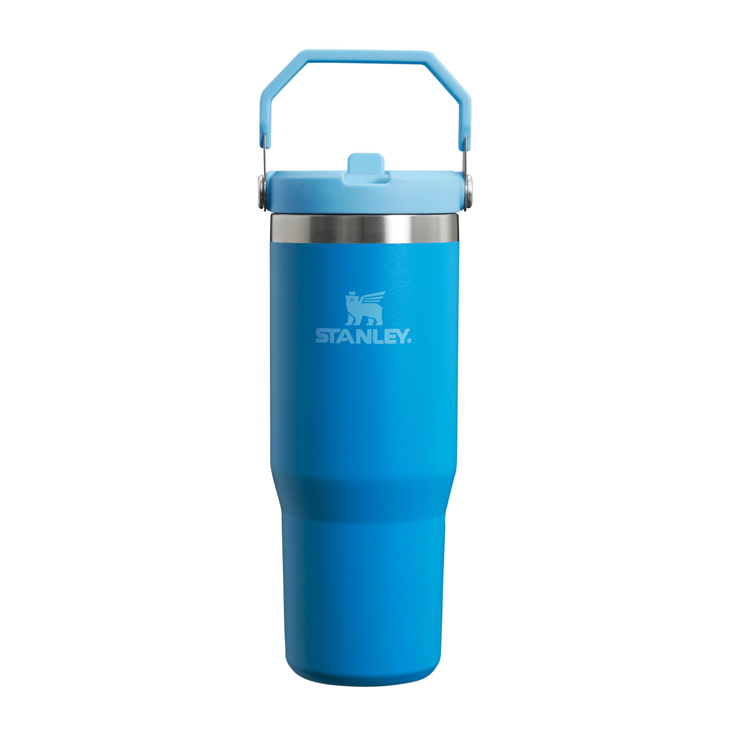 Stanley Flip Straw Tumbler 1.0 Water Bottle With Straw 0.89L - Keeps Cold For 12+ Hours - Easy To Carry - Dishwasher Safe - Stainless Steel Thermal Flask - BPA-Free Travel Mug - Navy