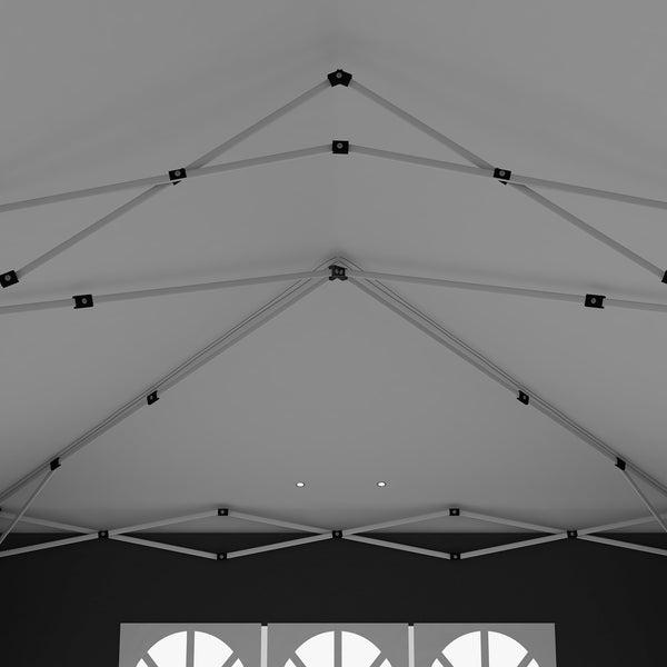 Outsunny 3 x 3(m) Pop Up Gazebo, Water and UV Resistant Party Tent Camping Canopy Marquee with Carry Bag, Blue