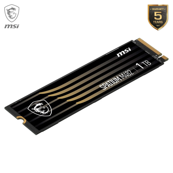 MSI SPATIUM S270 SSD 480GB - SATA 3 2.5" Solid State Drive, 500MB/s Read & 450MB/s Write, 3D NAND, Built-In Data Security, MSI Center - 5 Year Warranty (250 TBW)