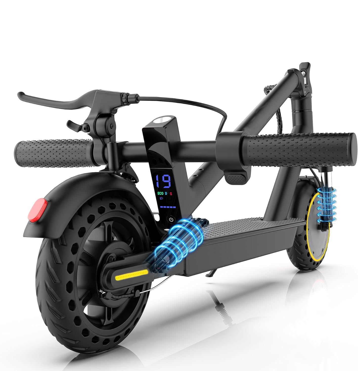 Electric Scooter, Electric Scooter Adult 350W with 25-35KM Range, Max Speed 25KM/H, 8.5" Solid Tire, Double Braking System for Adults and Teens
