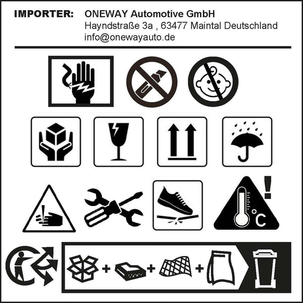 Oneway Rear Diffuser compatible with Cupra Formentor 2020-2024 excl. VZ/VZ5 - Gloss black