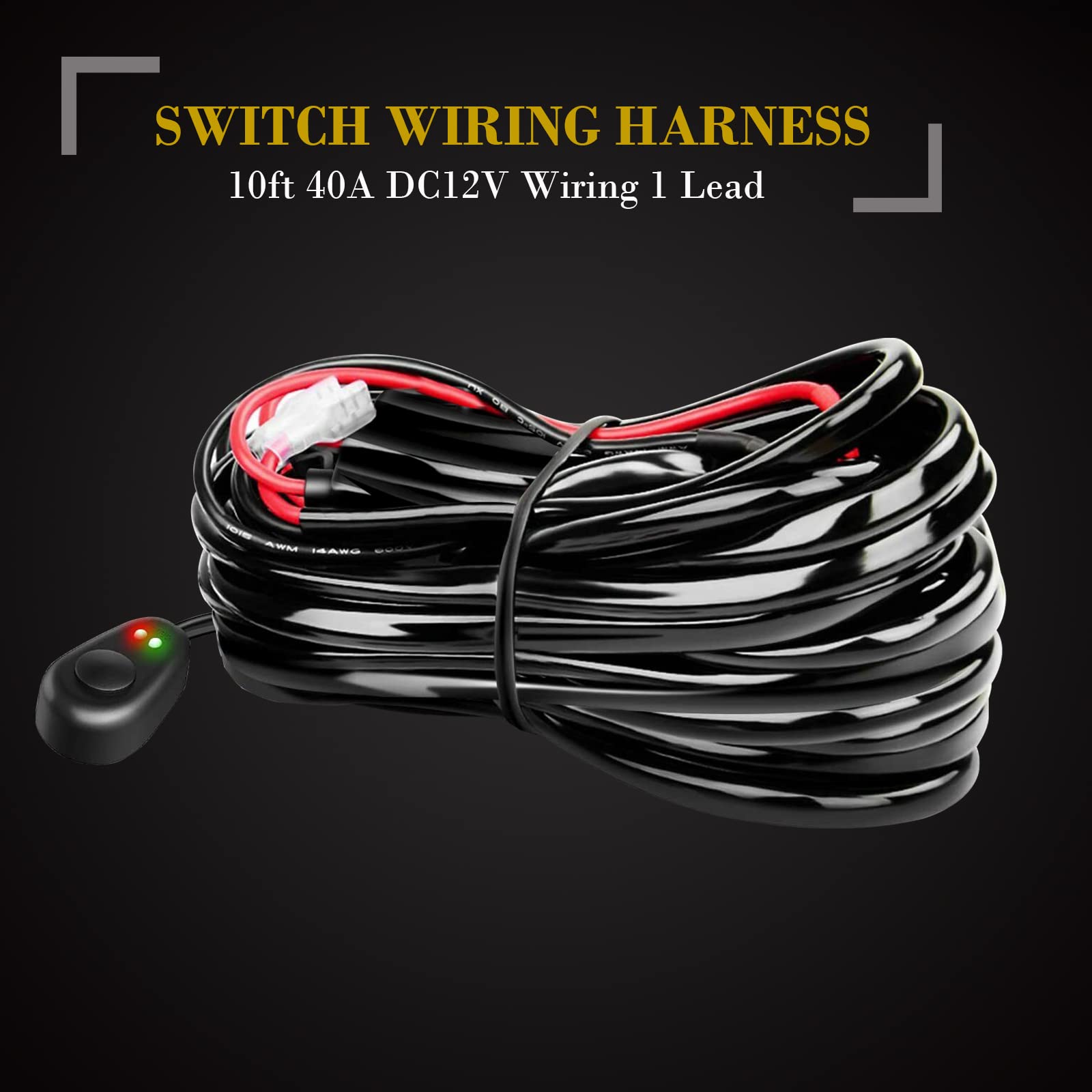 SKYWORLD LED Light Bar, 20 inch 126W Spot Flood Combo Beam Work Driving Lamp with Black License Plate Mounting Bracket Wiring Harness Kit for Truck Car ATV SUV 4X4 Truck Boat