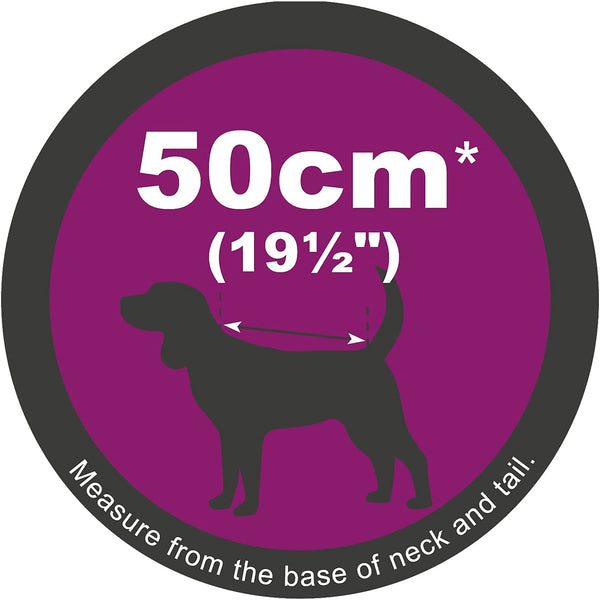 Petface Cooling Summer Dog Coat, 70 cm, Blue