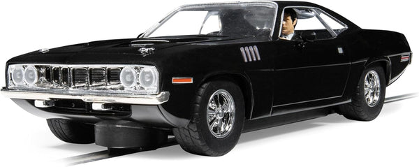 Scalextric Cars - C4595 John Wick Plymouth Barracuda, John Wick Chapter 4 - Toy Slot Car for use with Race Tracks and Set - Gift Ideas for Kids and Adults, Scalextric Accessories