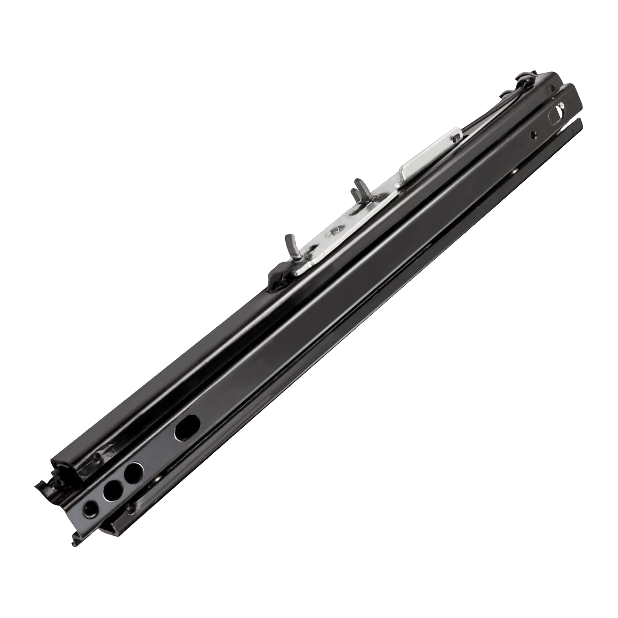 maXpeedigrods Universal Car-Seat Runners/Base Sliders, Racing-Seats Dual Lock Slider Steel Lock Adjustable Track Kit for Most Bottom Mount-Seats