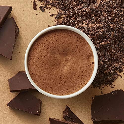 Hotel Chocolat Milky 50% Hot Chocolate Sachets - Luxury Chocolate Flakes - Pack of 20 Single-Serve Sachets, 700g - Made To Pair With The Velvetiser - Serve Hot or Iced
