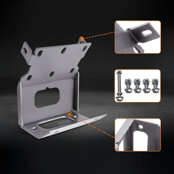 maXpeedingrods Winch Mount Plate Winch Mounting Bracket for Honda Foreman Rubicon Rancher TRX500 TRX420 TRX520 2014-2024