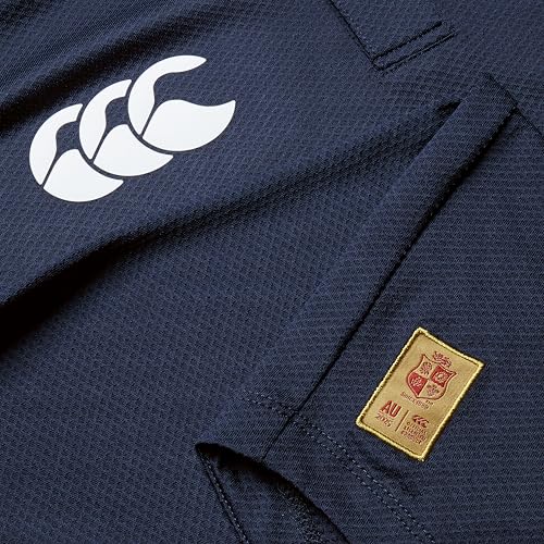 Canterbury Men's British & Irish Lions Polo Shirt | Breathable | Moisture Wicking | Official British & Irish Lions Licensed Product Polo Shirt