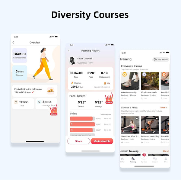 Superun Walking Pad 2.5HP - Under Desk Treadmill with APP and Remote Control - Walking Treadmill for Home or Office 136 KG Capacity, Door to Door Delivery