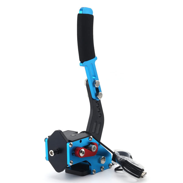 muge racing 64Bit PC USB Handbrake with Clamp for SIM Racing Games Logitech G27 G25 G29 T500 T300 FANATECOSW LFS DIRT RALLY.2, Red