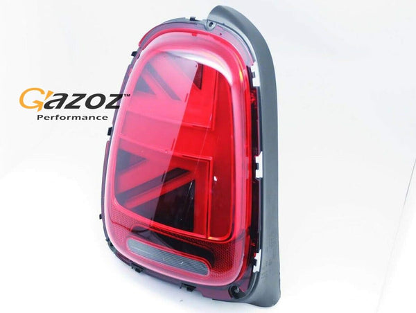 GAZOZ PERFORMANCE LED Tail Lights For 2014-2018 Cooper F56 UK UNION JACK LCI RED Lens