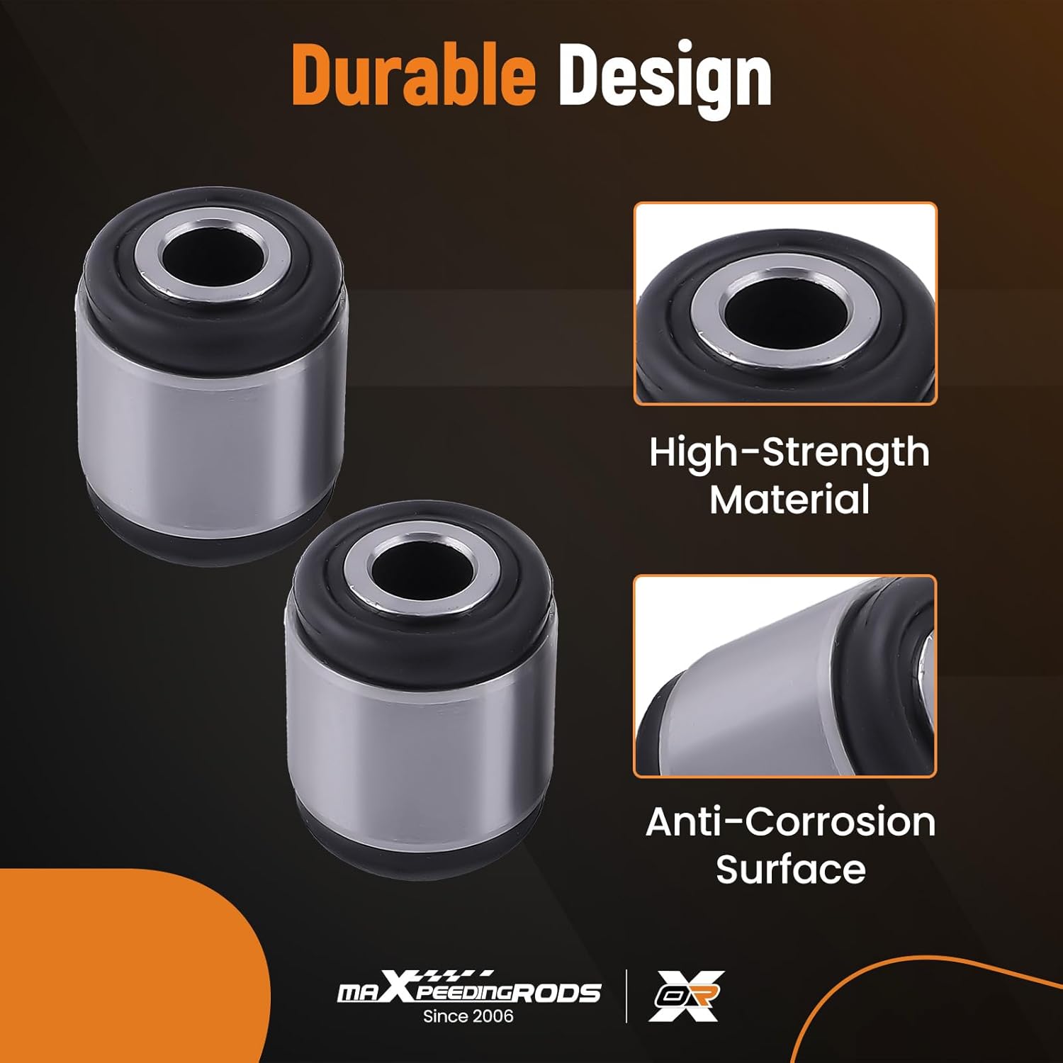 maXpeedingrods Rear Watts Linkage Bushes Kit RGX100960 x2 +RGW100020 for LandRover Discovery 2