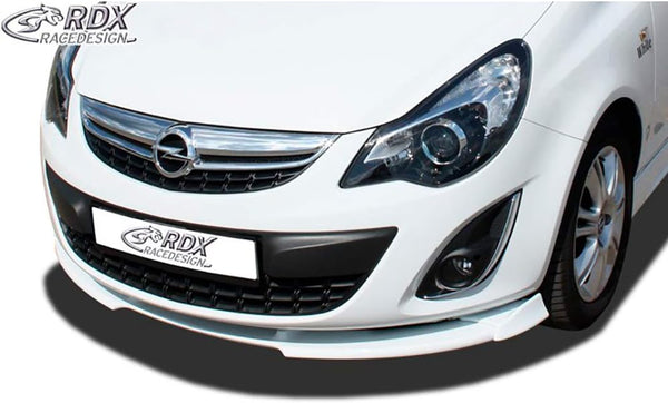 RDX Racedesign Front spoiler Vario-X compatible with Opel Corsa D Facelift 2010-2014 (PU)