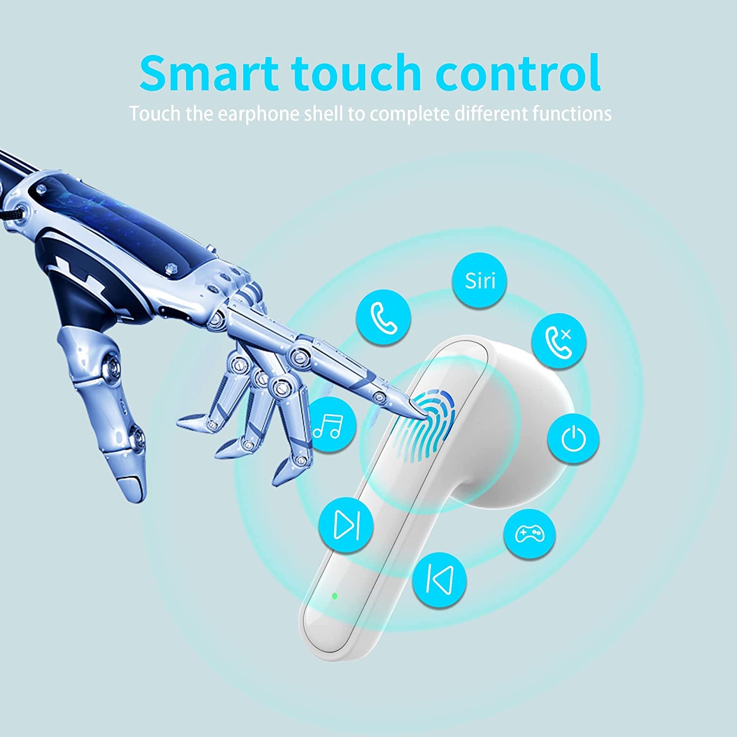 Earbuds for Kids Cute Design in-Ear Wireless Earphones for Kids Boys Adult Bluetooth 5.3 Waterproof Sport Stereo Headphones with Mic for Phone